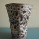 ceramic vase Vallauris fat lava vintage deco glazed ceramic vase 50s
