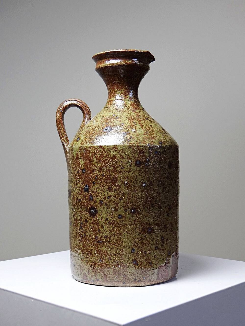 Pitcher, pyrite stoneware pitcher La Borne, vintage 60s-70s Baudat style