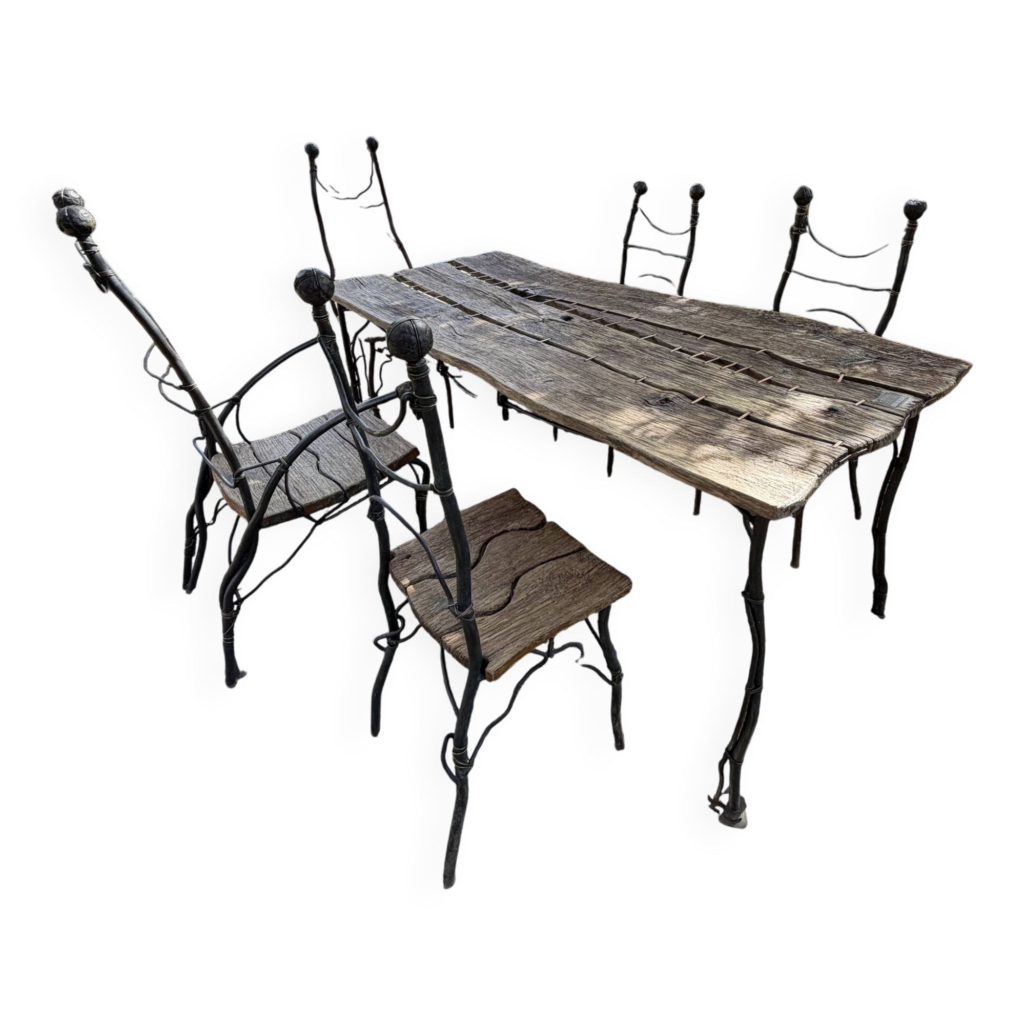 Patrick de Bruyn table and chair set