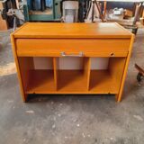 Vintage low curtain cabinet