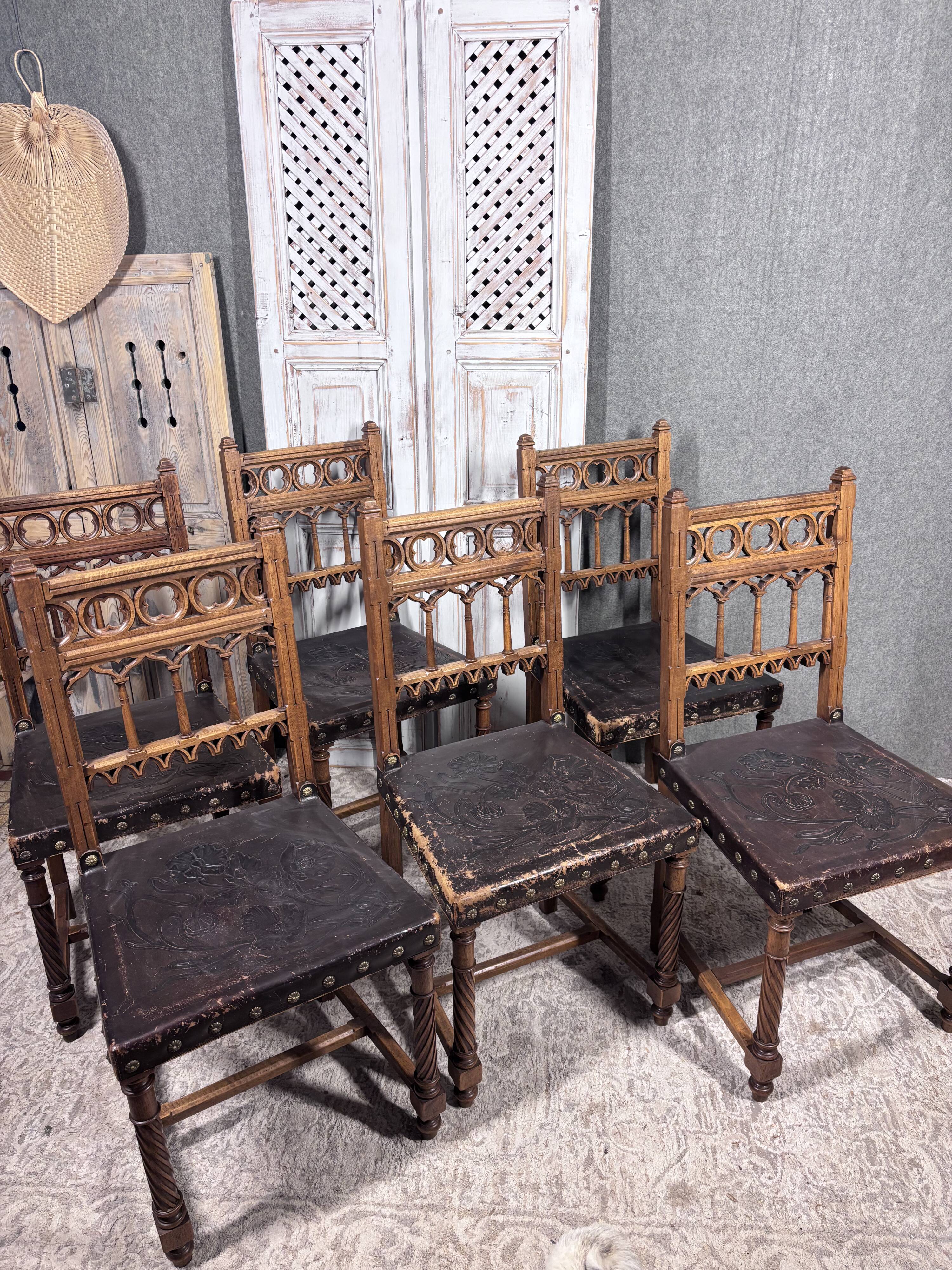 Neo-Gothic chairs