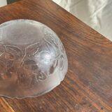 Vintage salad bowl with stylised rose pattern D23 H10