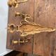 Pair of Gold Wall Sconces in Louis XVI Style from the Napoleonic III Era, Apolon, 19th Century