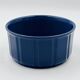 Vintage blue glazed ceramic gratin dish from the 1970s.