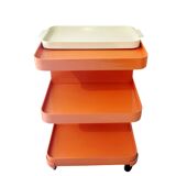 Vintage seventies serving trolley