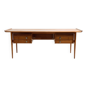 Bureau de Direction en teck, restauré