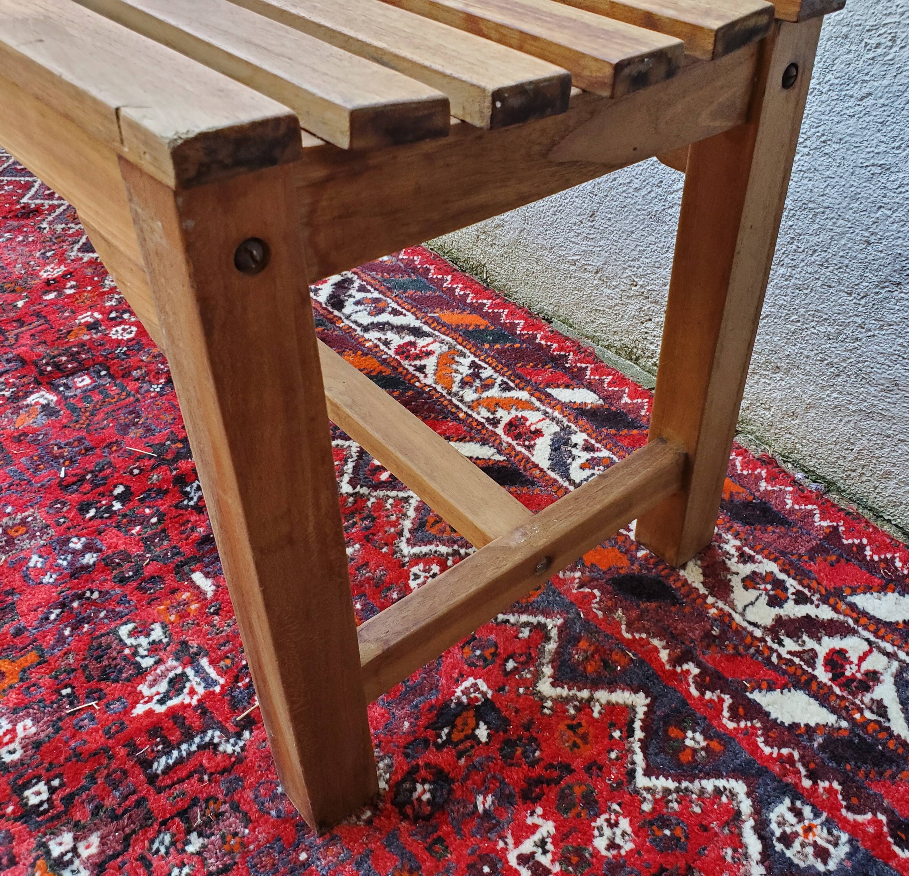 Teak bench