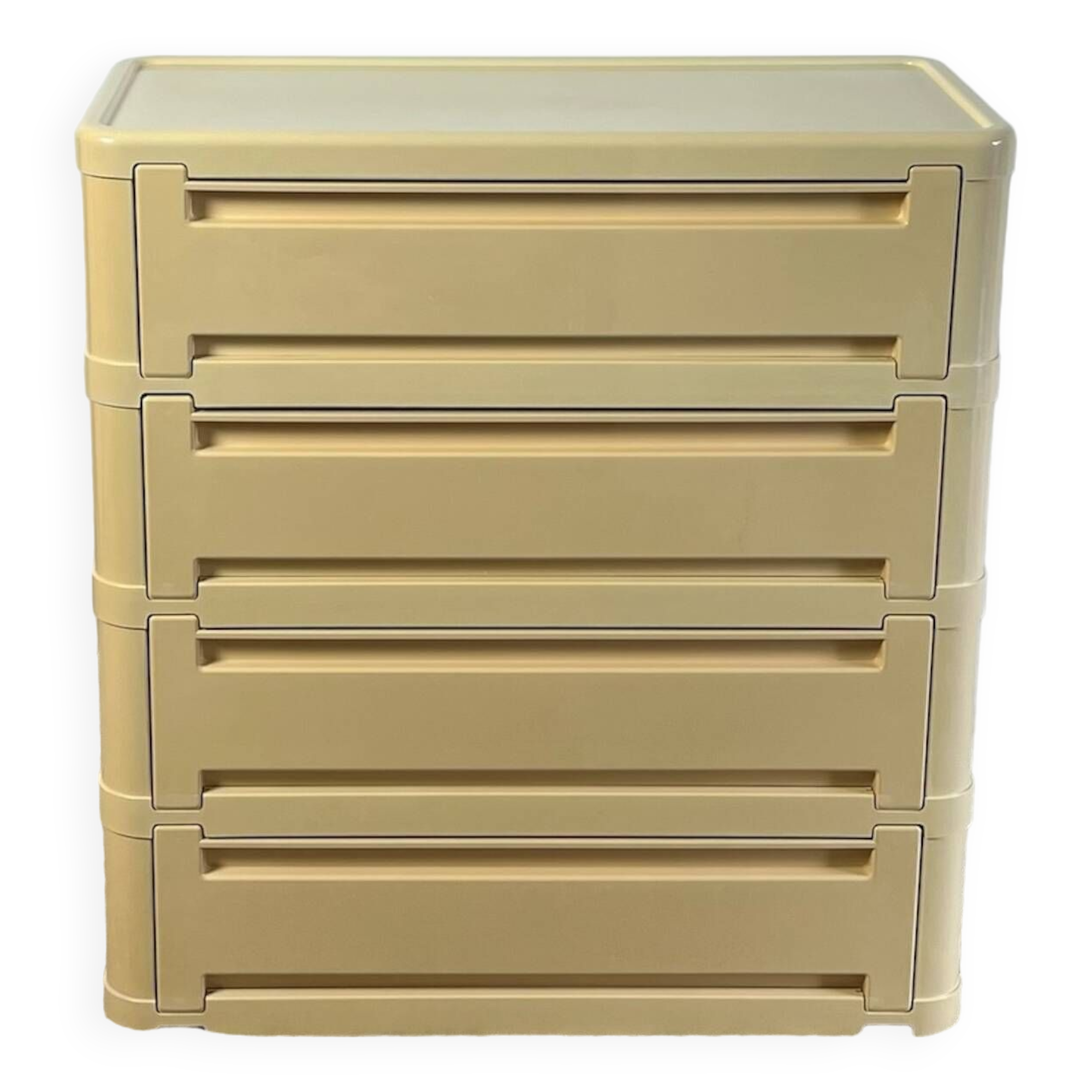 Olaf von bohr chest of drawers model 4964 by kartell - space age design, 70s