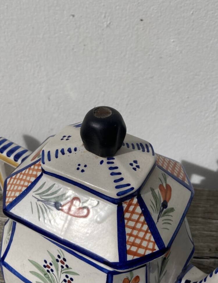 Quimper earthenware teapot