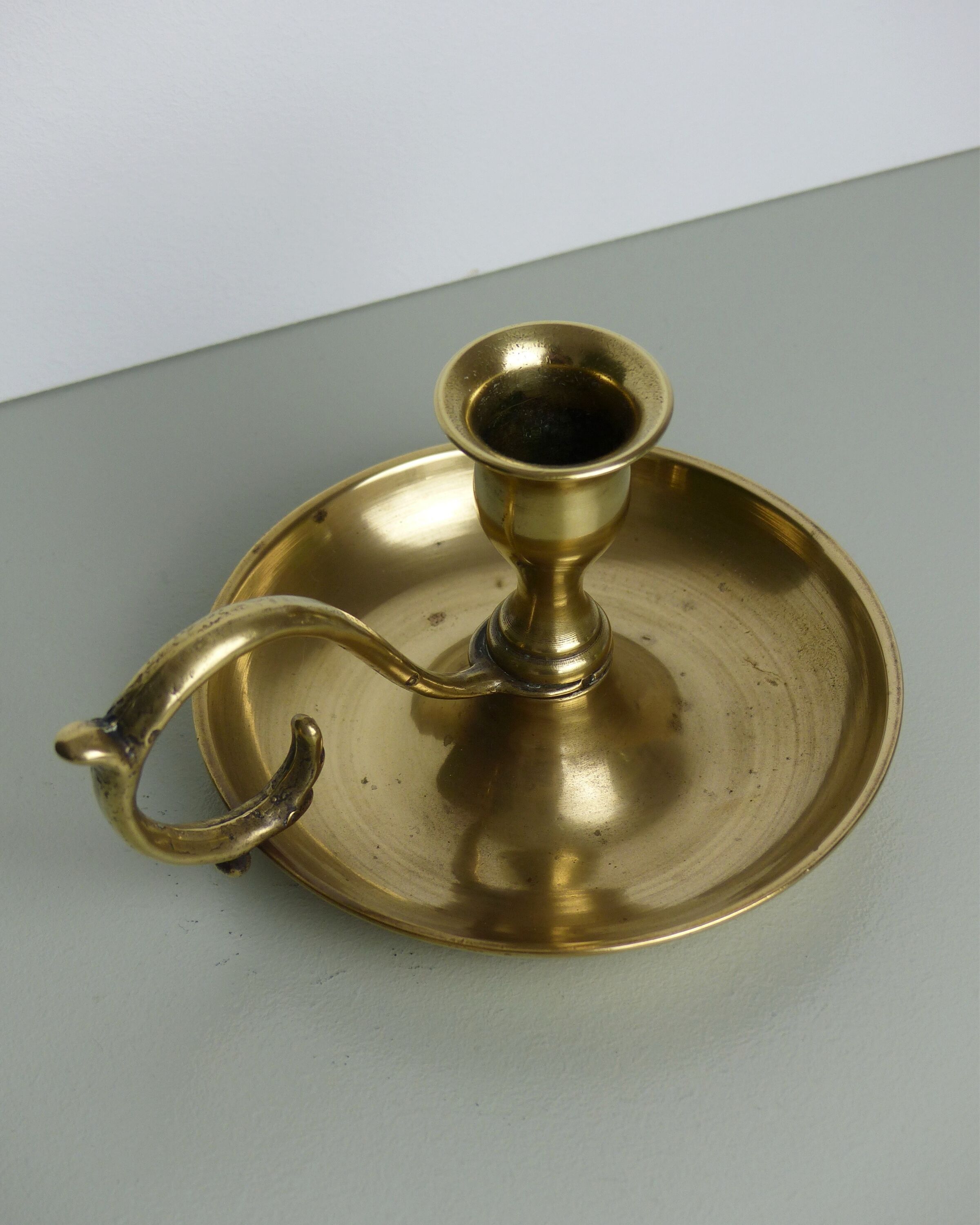 Brass candle holder