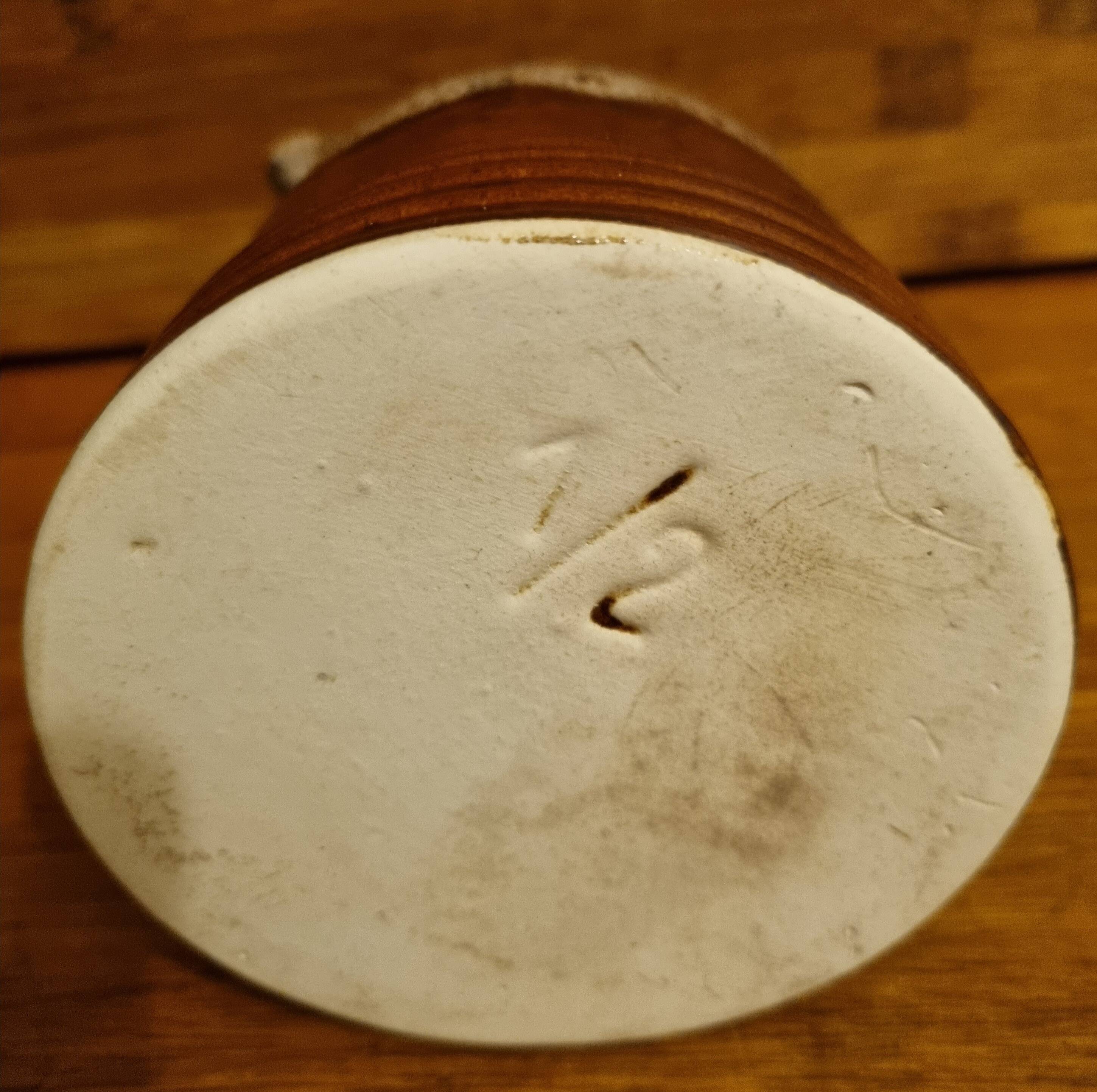 Vintage pitcher in flamed stoneware 50cl