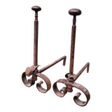Pair of andirons