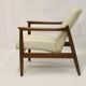 Armchair GFM-142 by Edmund Homa 1960s beige fabric.