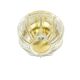 Mid-Century Glass & Brass Ceiling Light from Limburg, Germany, 1960s