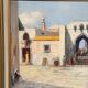 Swedish Oil on Canvas – “Southern Street” by J. Erix