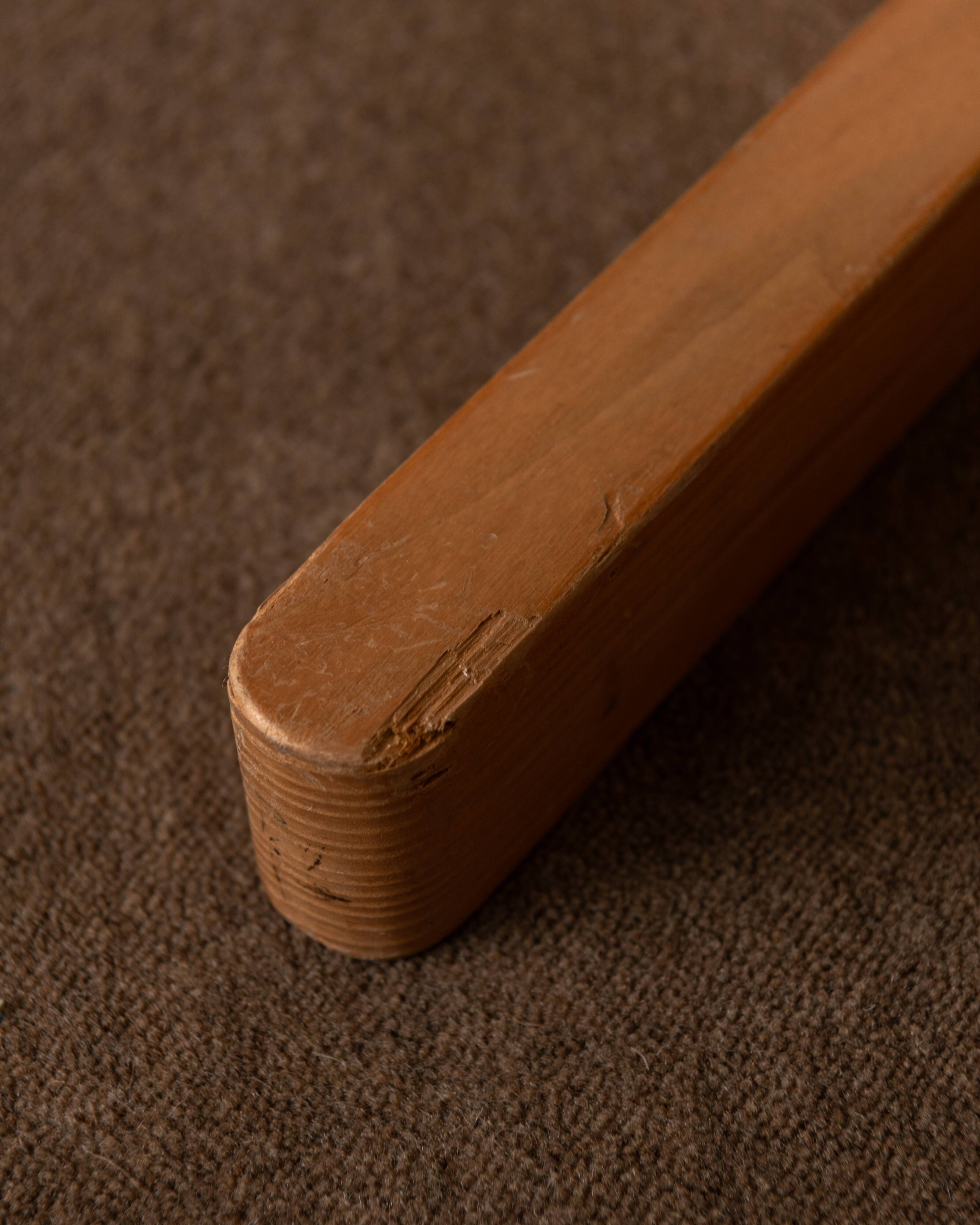 Porte-manteau vintage en bois Hank Loewenstein – porte-manteau sculptural des années 1970