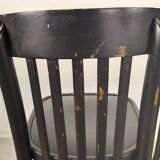 Pair of black bistro chairs