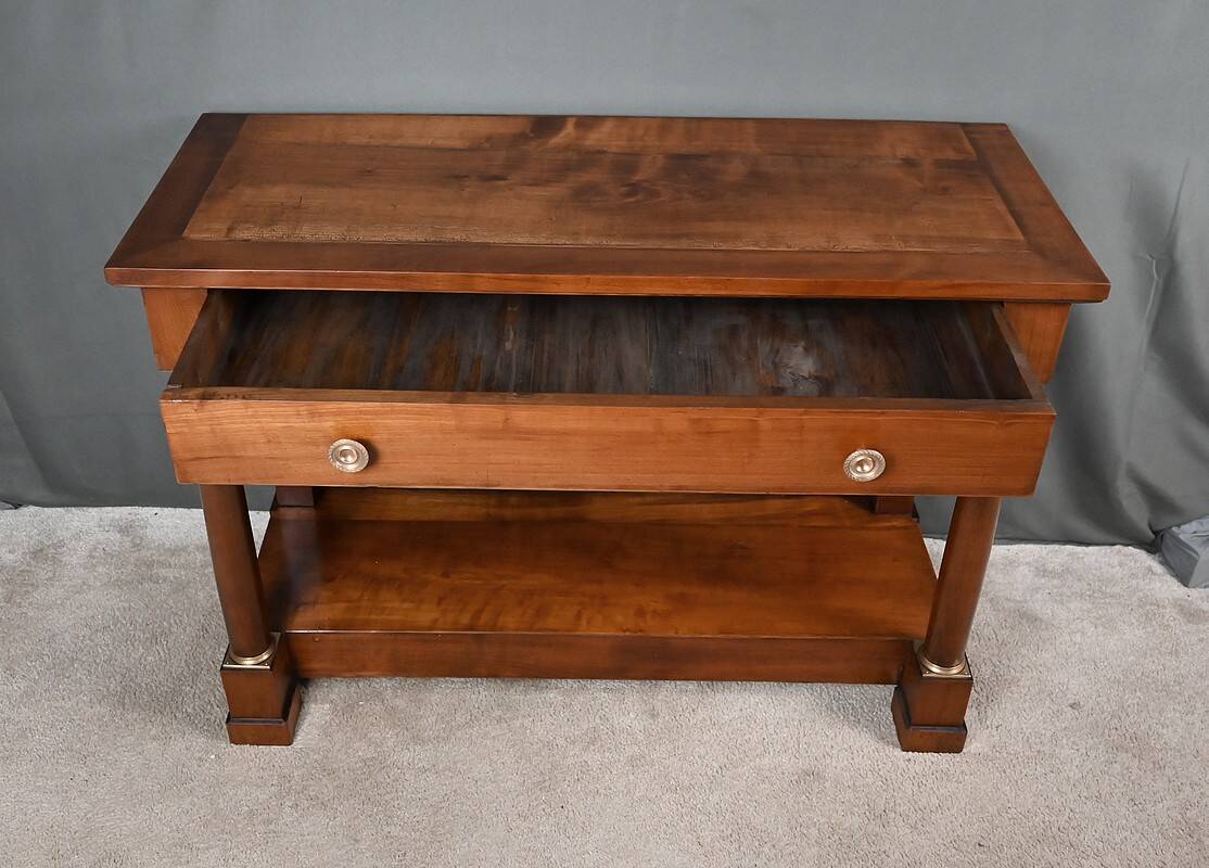 Cherrywood console, Empire style – Mid 19th century