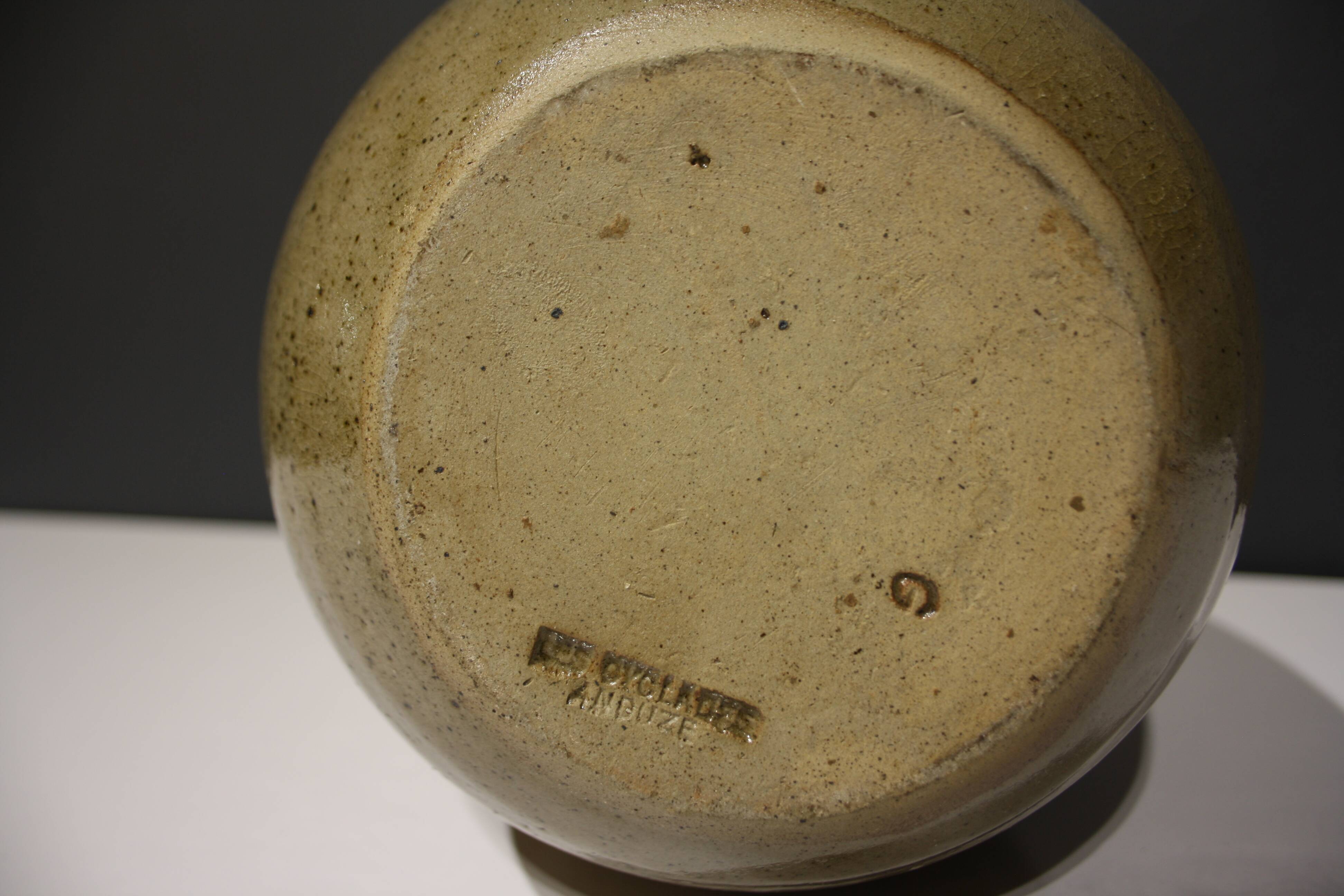 Roland Zobel vase, Les Cyclades workshop