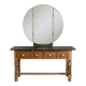 Dressing table with marble and its triptych mirror - Art Deco period