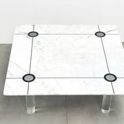 Marble coffee table