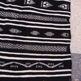 Black and white rugs handmade 185x115cm