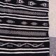 Black and white rugs handmade 185x115cm