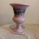 Mid-Century Vintage Pink Ceramic Urn Vase by Soveram France – Hand-Sha