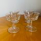 Set of 4 old champagne glasses