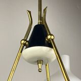 Modern Italian chandelier from the mid-century Stilnovo, 1950s.