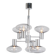 Lustre Sputnik Chrome by Doria, Germany, 1960s