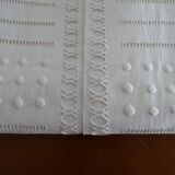 Embroidered tablecloth old Chinese décor pure cotton 230*155