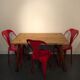 Table campagne chic vintage