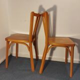 Pair of Baumann bistro chairs