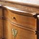 Bureau secrétaire pliant en chêne vintage des années 1960 dans le style de Kjærnulf