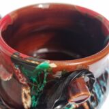 Vallauris pot with ceramic lid