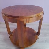 Round art deco coffee table
