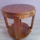Round art deco coffee table