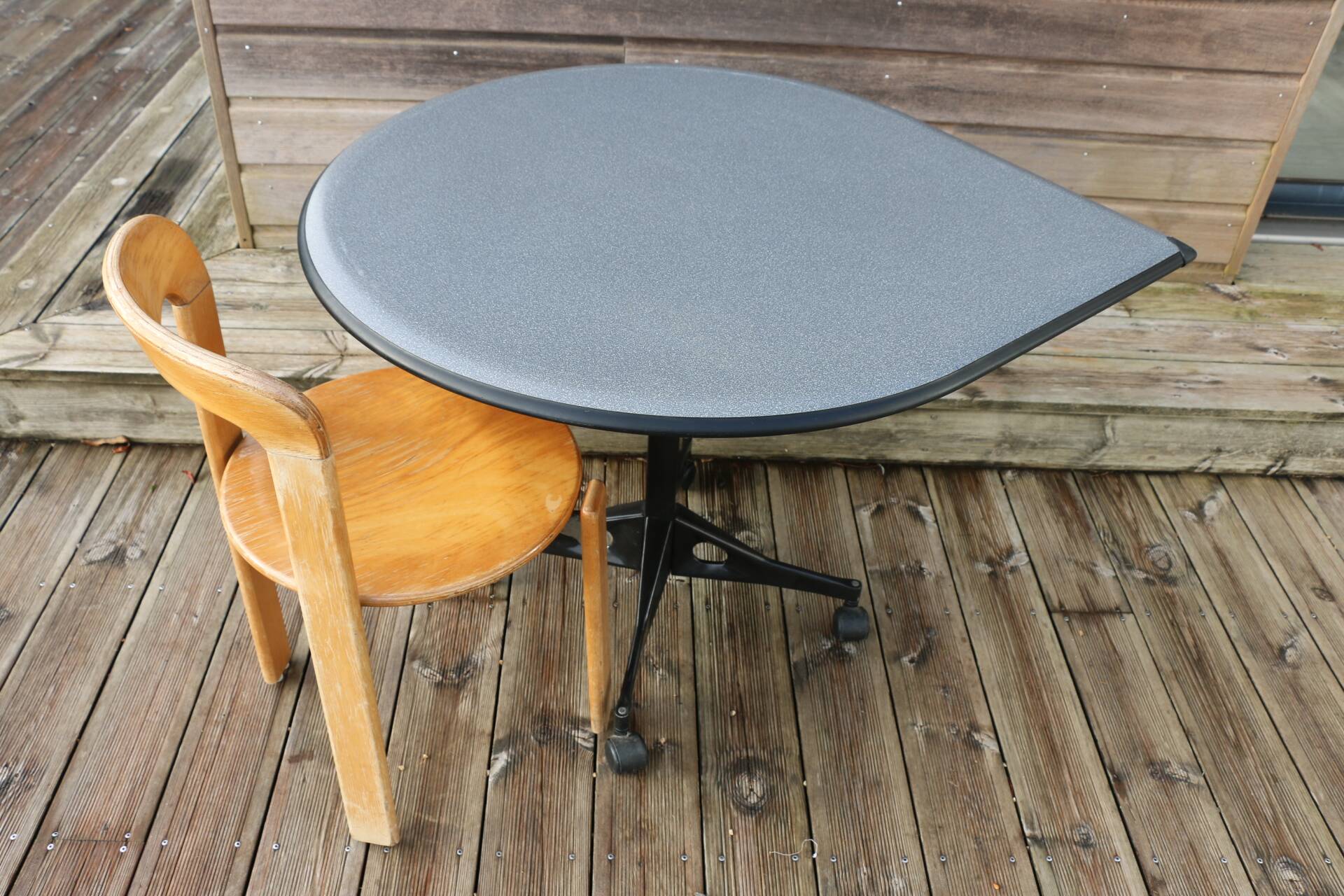 Herman Miller teardrop desk table