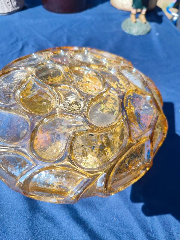 Hillebrand amber lamp 30cm