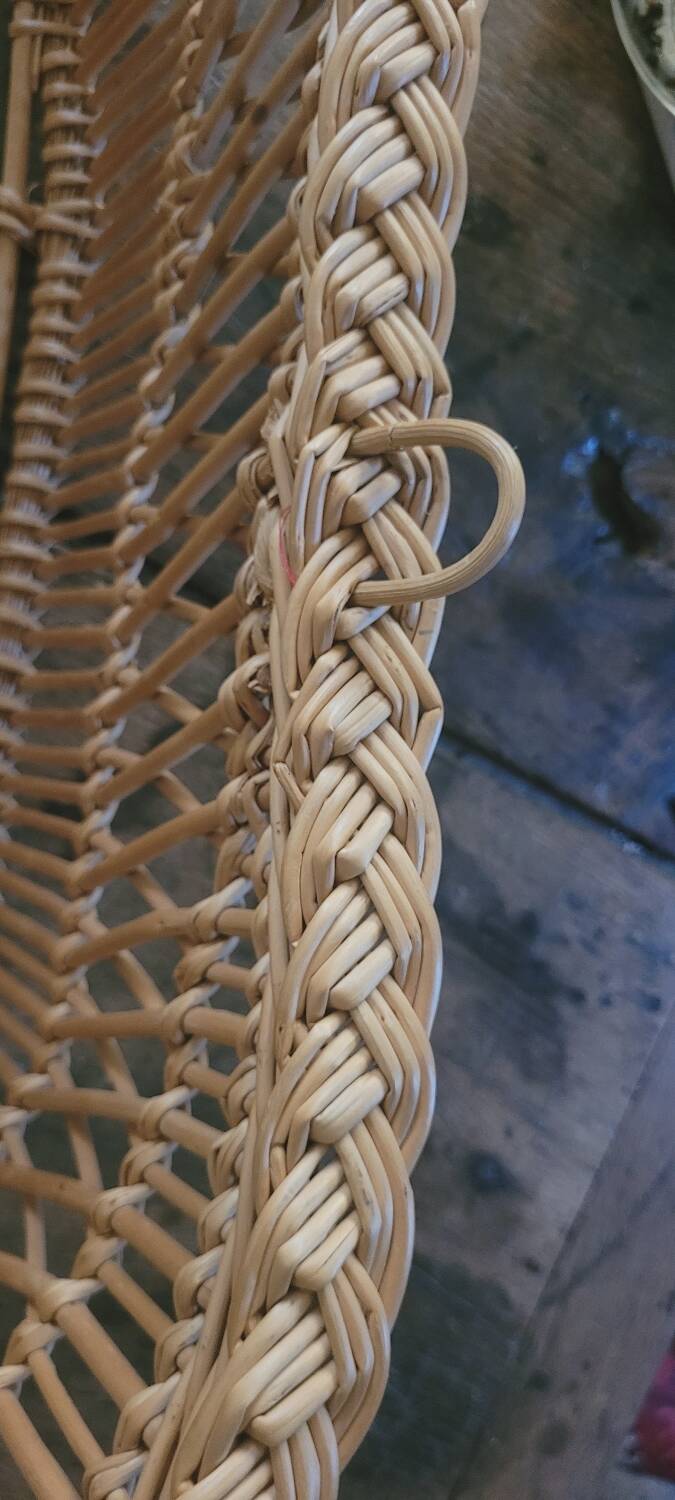 Doll bed, rattan doll