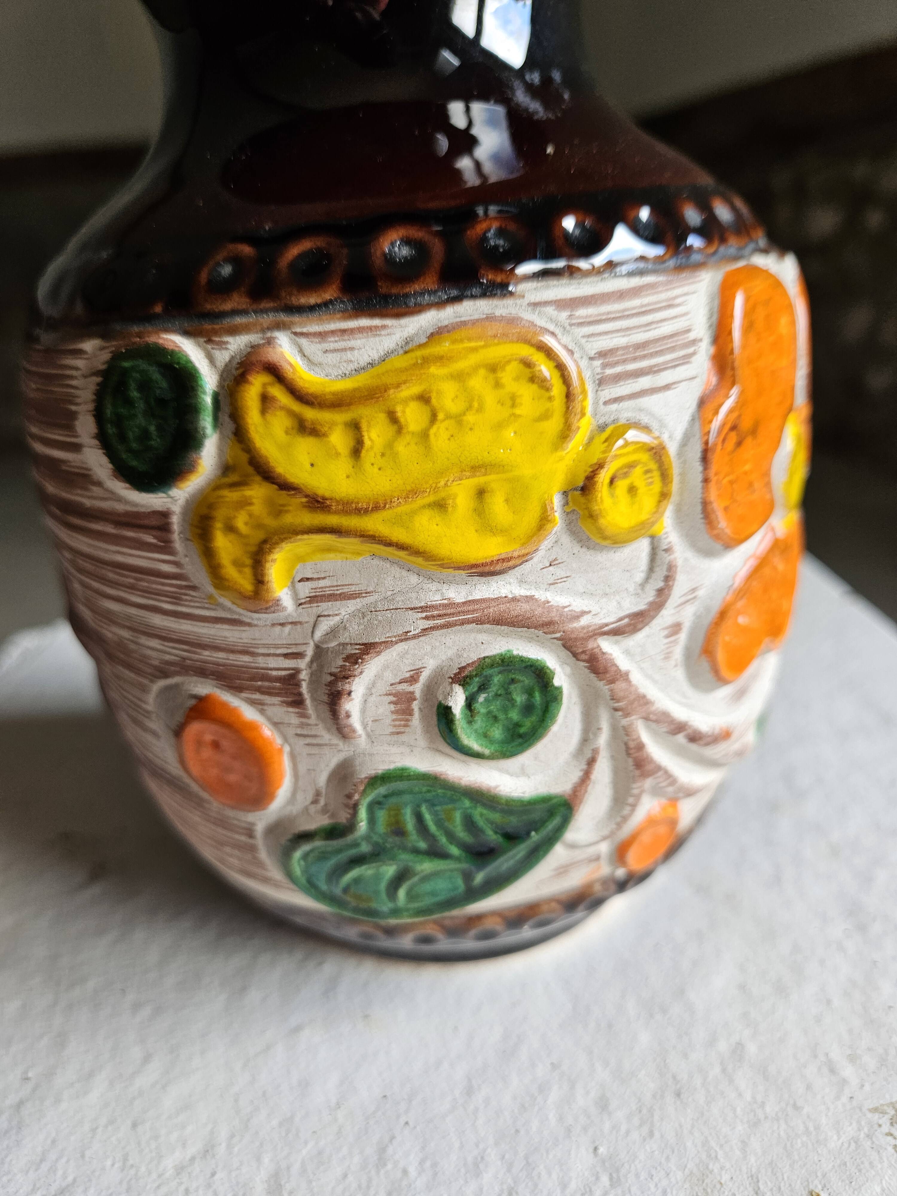 Ceramic vase 1930 keramik Bay West German