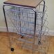 Metal storage locker vintage trolley 70s-80s