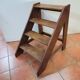 Stepladder or wooden staircase