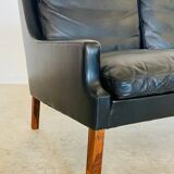 Ensemble canapé et fauteuil G. Thams pour 2 personnes, style rétro danois du milieu du siècle