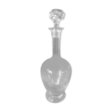 Classic crystal carafe on the ground