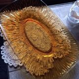 Véréco amber glass dish