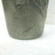 Signed tin art nouveau vase