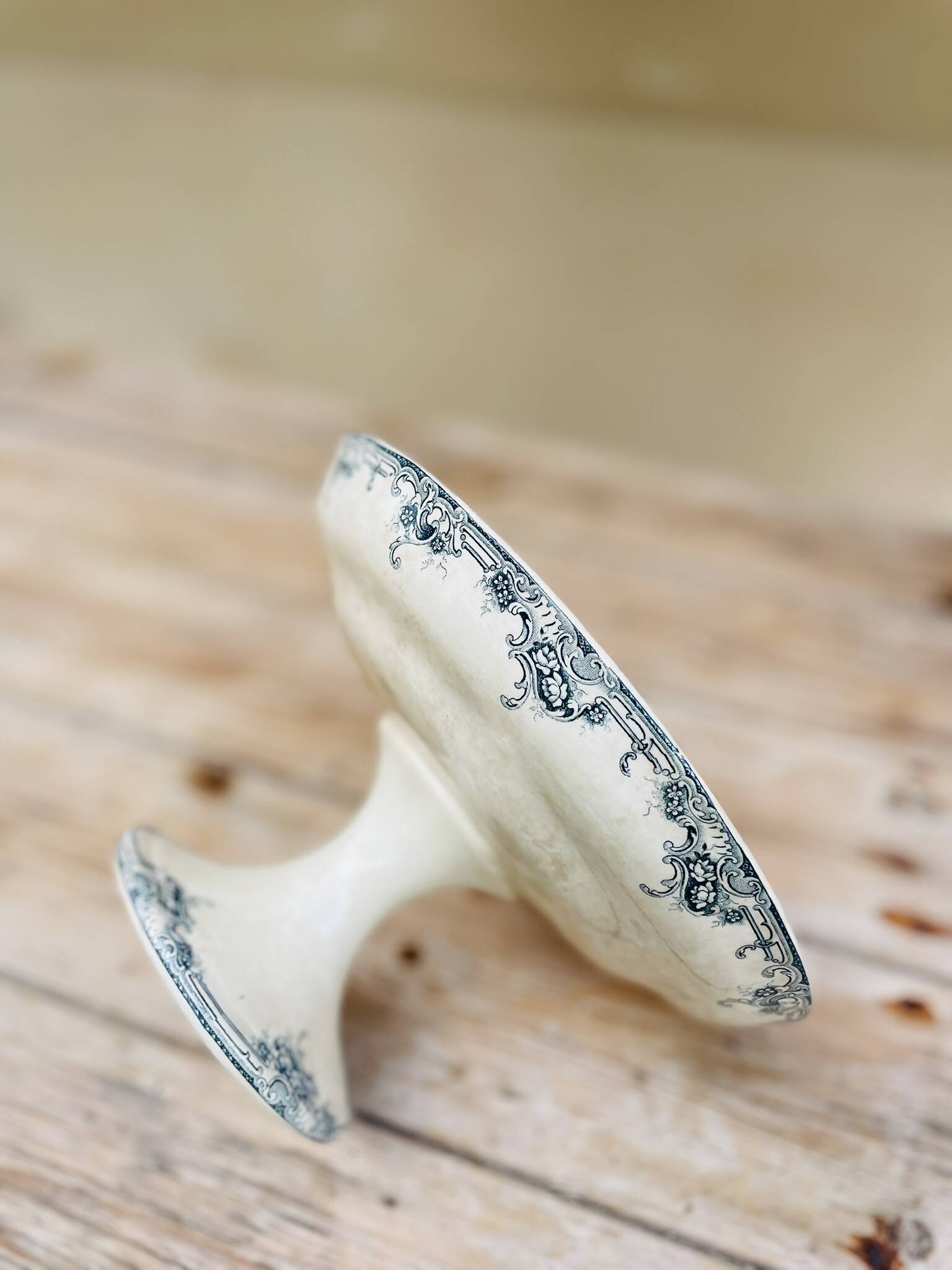 Very old ironstone fruit bowl