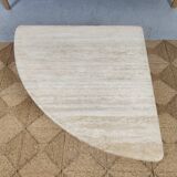 80s travertine coffee table